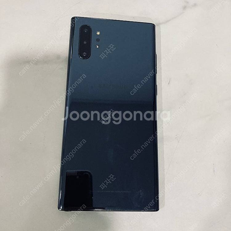 갤럭시 노트10플러스+ 블랙 256기가 액정S급 매우깨...--1