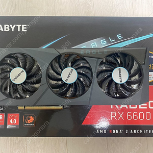 기가바이트 rx 6600xt 판매합니다.