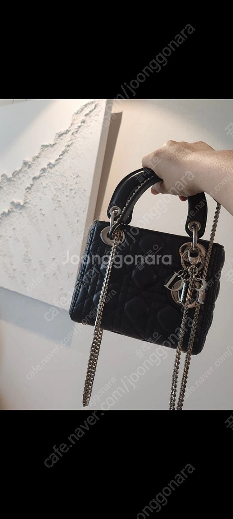 디올 레이디미니 은장 귀한 색상 정품--0