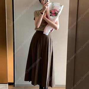 모아빈 클래식 플리츠스커트