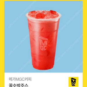 메가커피 꿀수박주스 정가 4000원->3200원/그린티레몬하이볼에이드 3900원->3100원
