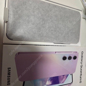 삼성 갤럭시 skt 퀀텀5 a556 라일락 128gb 팝니다