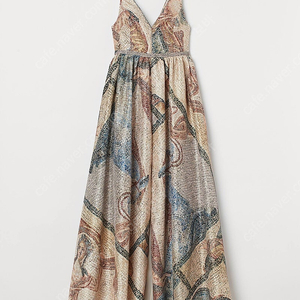 H&M 모자이크 패턴 드레스 (EUR42)