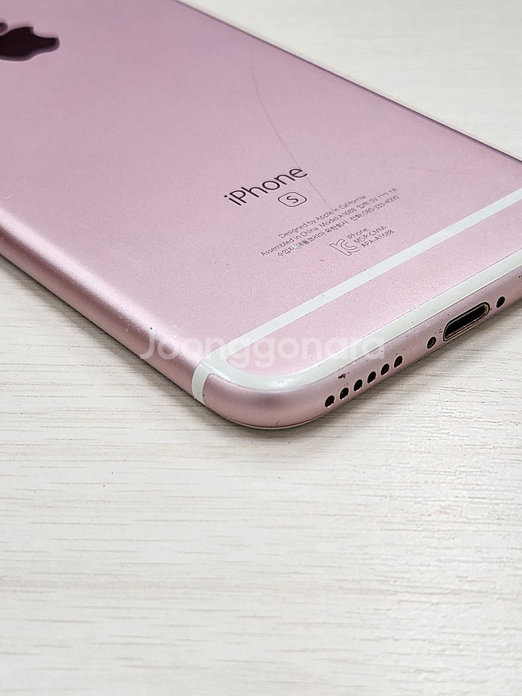 아이폰6S 핑크색상 64용량 상태좋은 무잔상 감성폰 배터리100% 단말기 12만 판매합니다--5