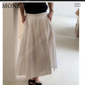 모네마켓 아리 화이트 풀스커트s