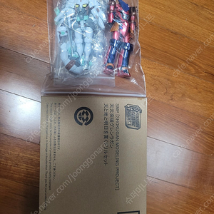 Smp(슈퍼미니프라)그렌라간 도색작+엔키두두 가조립+하늘을 뚫는 드릴셋 미조립 팝니다.