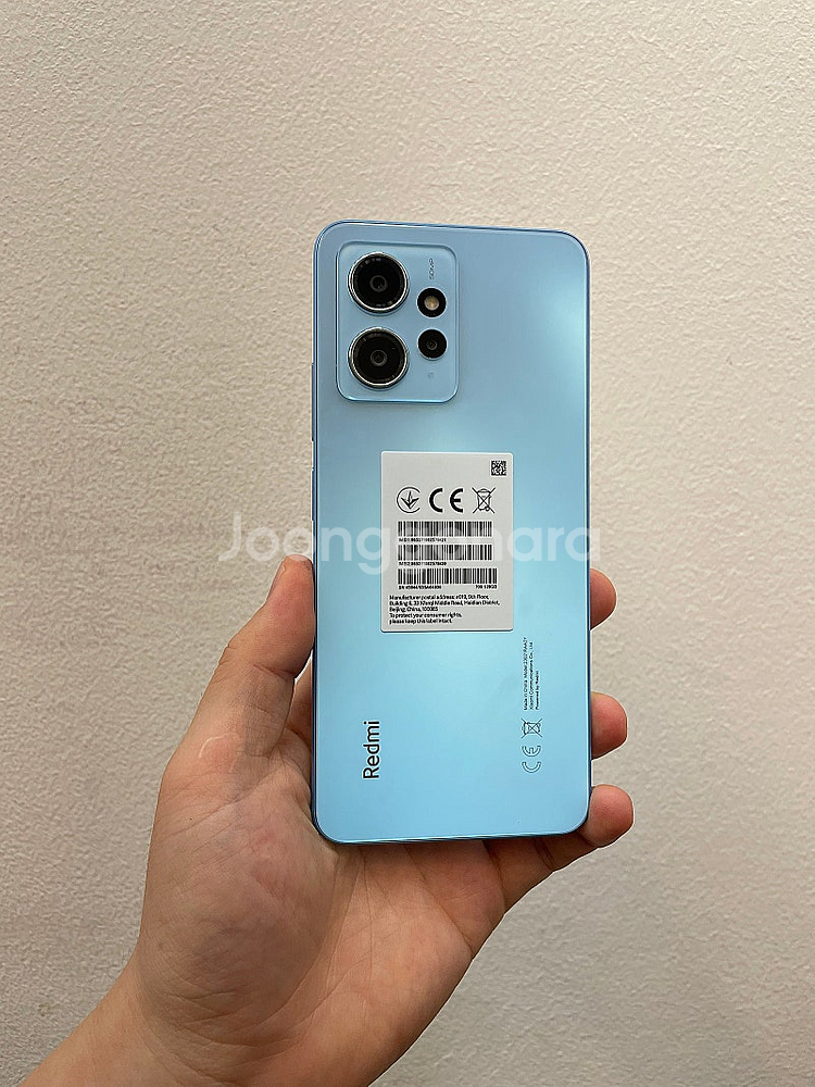 홍미노트12 블루 128GB 무잔상 상태좋은 중고10만...--0