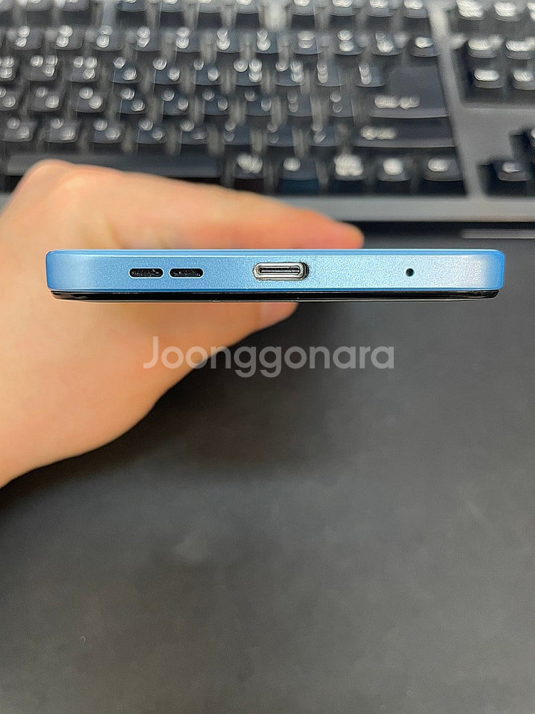 홍미노트12 블루 128GB 무잔상 상태좋은 중고10만...--5