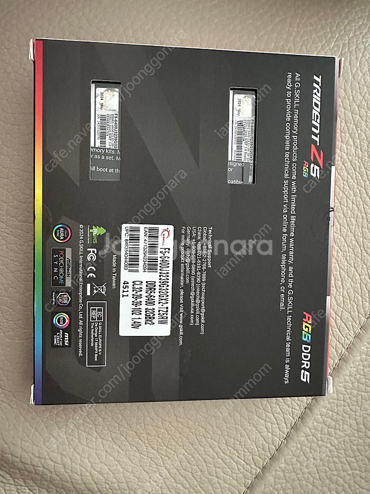 G.SKILL DDR5-6400 CL32 TRIDENT...--1