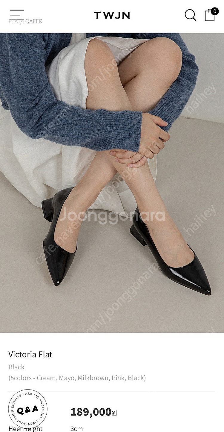 TWJN 트윙클제니 빅토리아 플랫--0