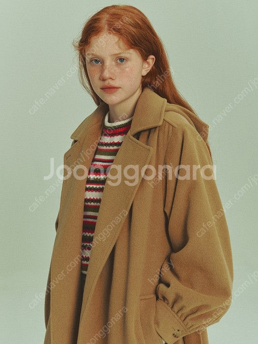 아크로 akro shirring-sleeve hooded 앙고라 코트--0