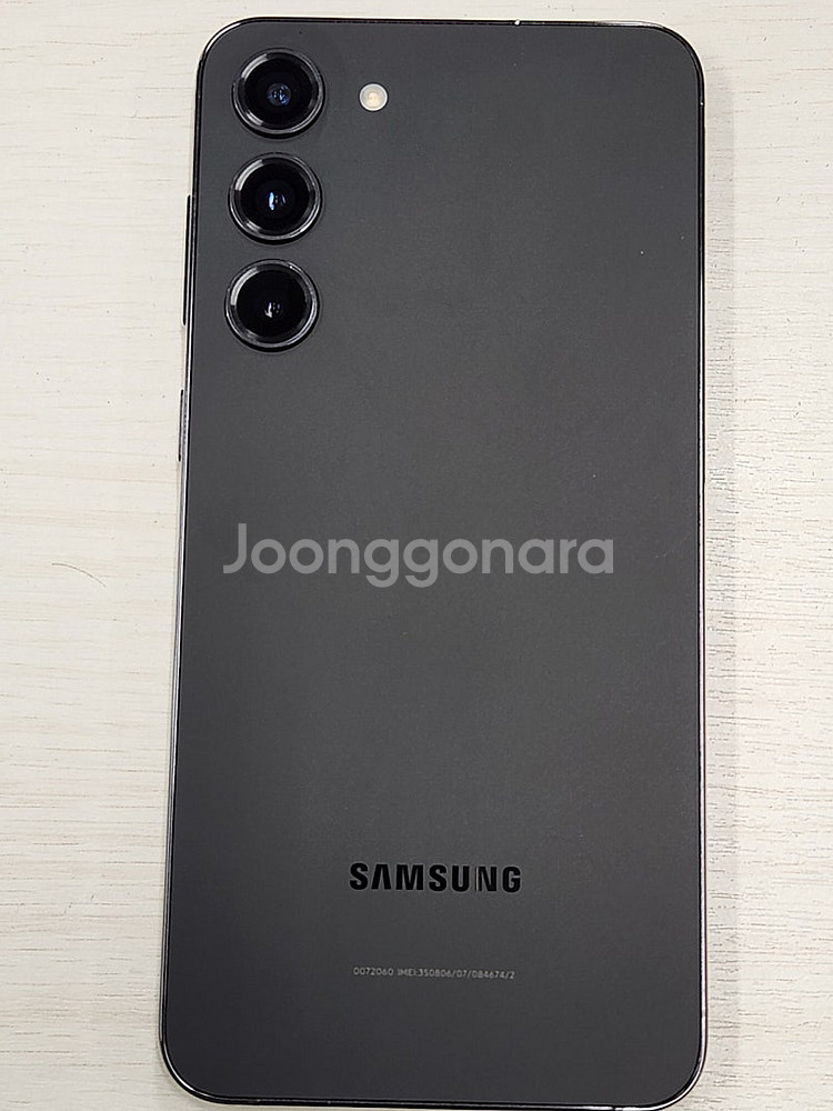갤럭시 S23플러스 블랙색상 512용량 상태좋은 무잔상...--2