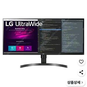 LG WQHD 울트라 와이드 모니터 34WN750