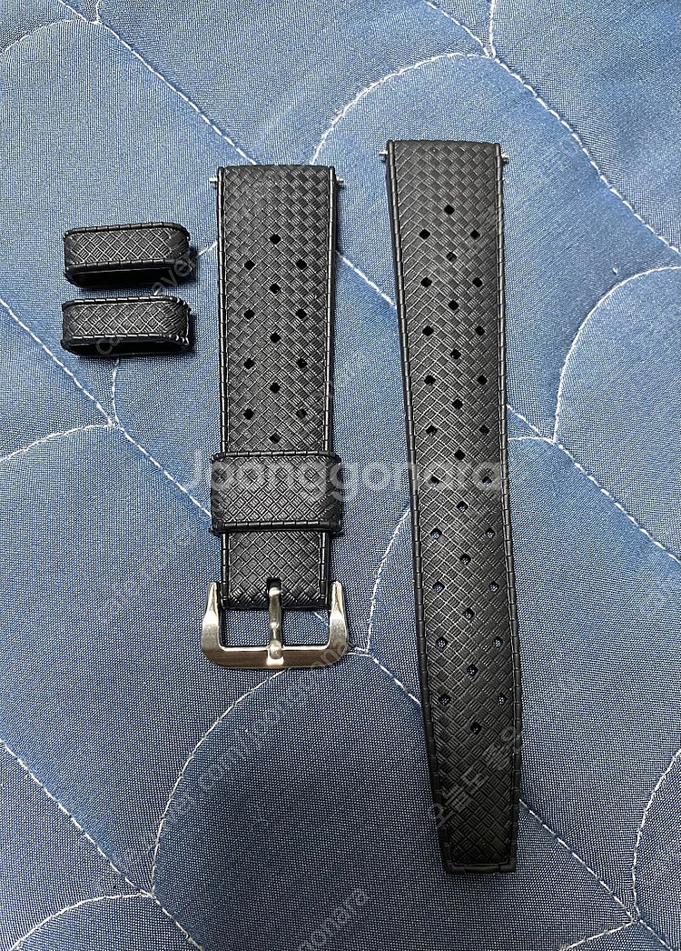 조셉보니 트로픽 러버 스트랩 블랙 20mm 팝니다.--0