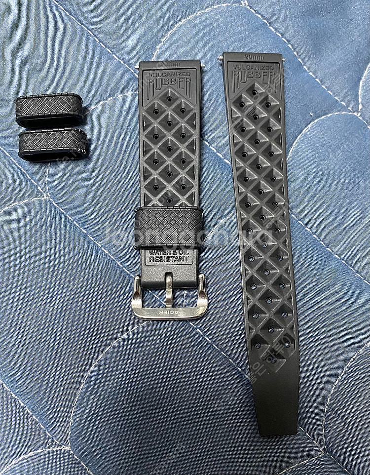 조셉보니 트로픽 러버 스트랩 블랙 20mm 팝니다.--1