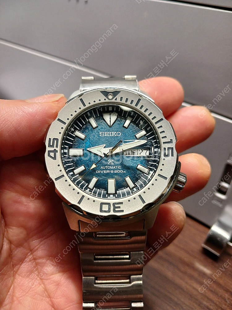 세이코 몬스터세이브 디 오션 파워리저브 42.5mm 시...--0