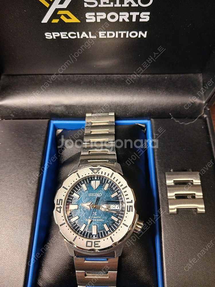세이코 몬스터세이브 디 오션 파워리저브 42.5mm 시...--2