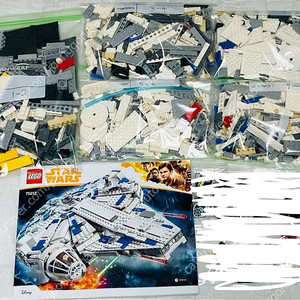 레고 스타워즈 케셀 런 밀레니엄 팔콘 1회조립 벌크