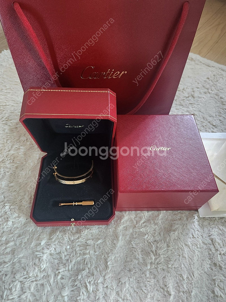 까르띠에 러브팔찌--0