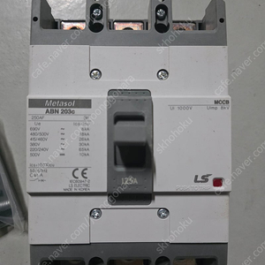 LS 배선용 차단기 ABN-203C125A 이미지