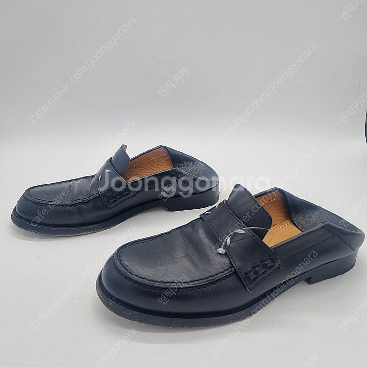메종 마르지엘라 스티치 로퍼 블랙 여성 240mm--1