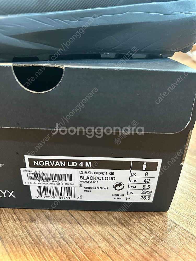 SS25 아크테릭스 노반 LD 4 블랙 265--6