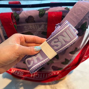 Snillo Stitch 스닐로스티치 비치백 세트 수영가방