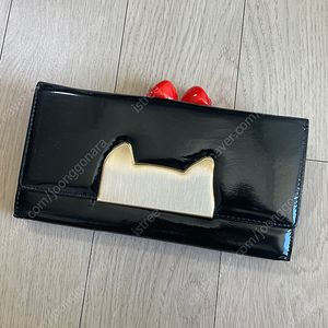 고양이 사과 지갑