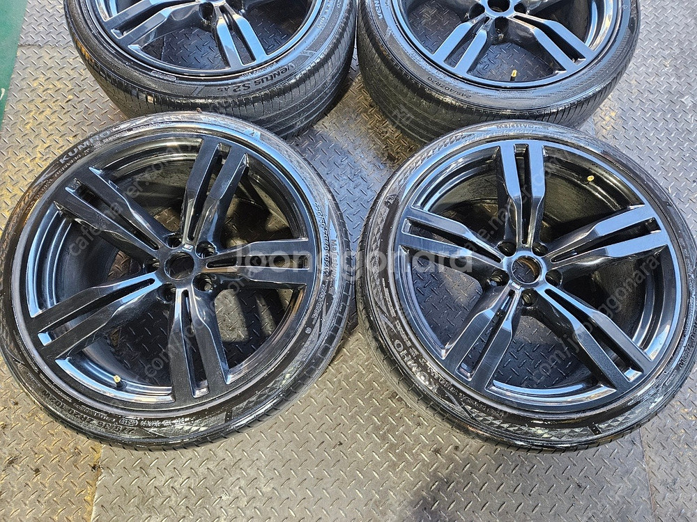 20인치 BMW 7시리즈 648M 유광블랙 중고휠타이어...--7