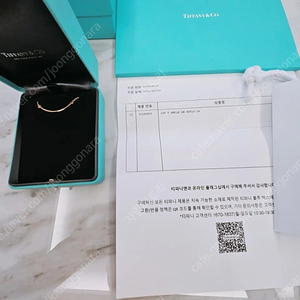 (25년식 새상품)티파니 티스마일 목걸이