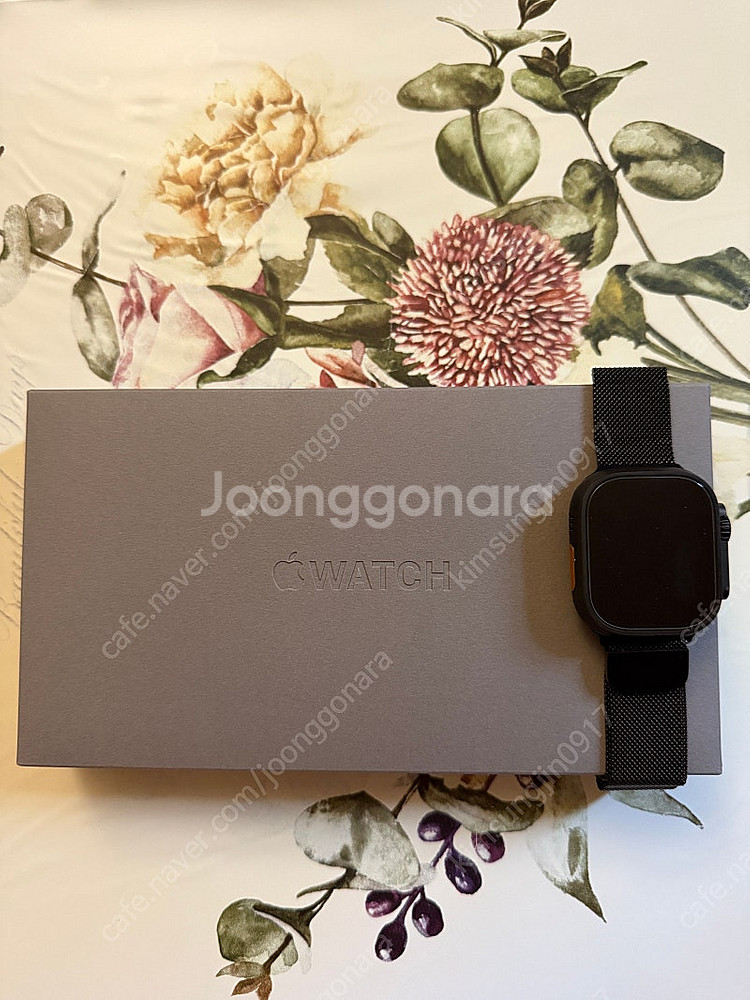 애플워치 울트라2 49mm 셀룰러 블랙티타늄 (M/L)...--0