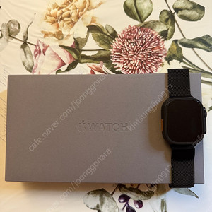 애플워치 울트라2 49mm 셀룰러 블랙티타늄 (M/L) 블랙 트레일 루프
