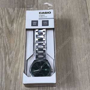 [55,000] (44mm) 새상품 카시오 CASIO 카이저스트 은장 시계 다크그린 (MTP-1302D-3A)