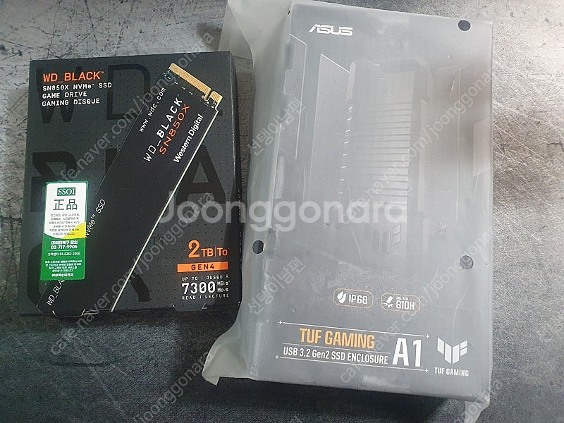 미개봉] WD SN850X 2TB + ASUS TUF ...--0