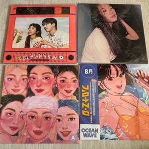김사월,김아름,웅산, 데이먼스이어, 혼네, 도시, 웨이브 투 어스, 나얼, 양다일 등 다수 lp 정리합니다.