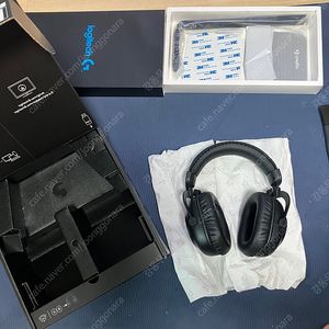 로지텍 지프로 x2 라이트스피드 헤드셋 블랙 스탠드 세트 새상품