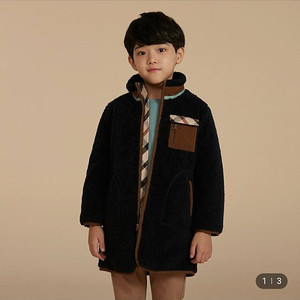 닥스 키즈 롱 플리스 패딩점퍼 150ㅡ거의새것