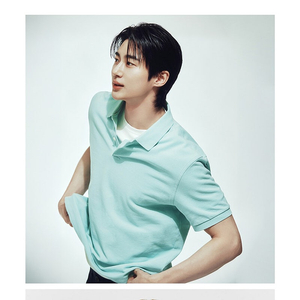 민트 폴로 카라 반팔 티셔츠