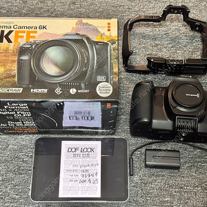 블랙매직 BMCC 6K FF 풀프레임 풀박스 팝니다, (스몰리그 케이지)