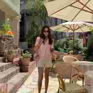 엘보른 elborn 미쉘 트위드 자켓 Michelle Tweed Jacket 로즈워터 새상품