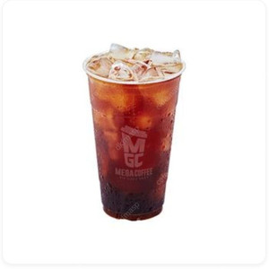 메가커피 아이스아메리카노 기프티콘 1,700원