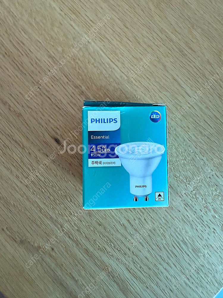 필립스 GU10 4.5W LED 전구 4000K 16개...--3