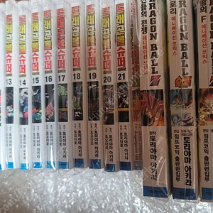 드래곤볼슈퍼1-23(5권한정) 야무치 외전및 코믹스 초판및 애니메이션북등 점프특전