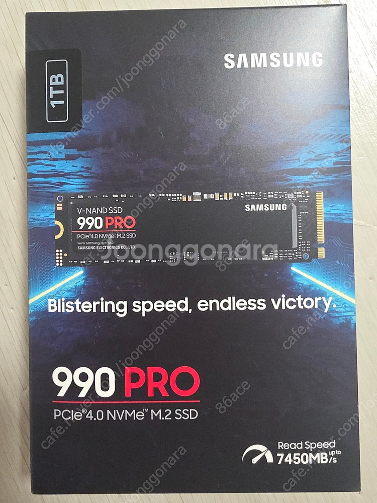 [국내 정품 미개봉] 삼성 990 PRO SSD 1TB...--0