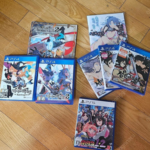 PS4 섬란카구라, 마녀와백기병 PS5 리버시티걸즈 합본 팝니다