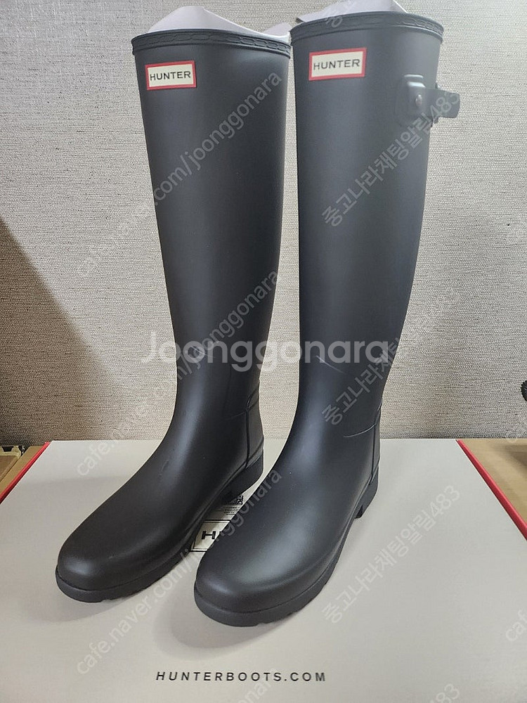 헌터 리파인드톨 레인부츠 WFT2200RMA-BLK 새...--1