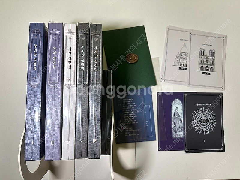 새 책 ) 주인공설정집, 악역설정집, 사건설정집, 세계...--0