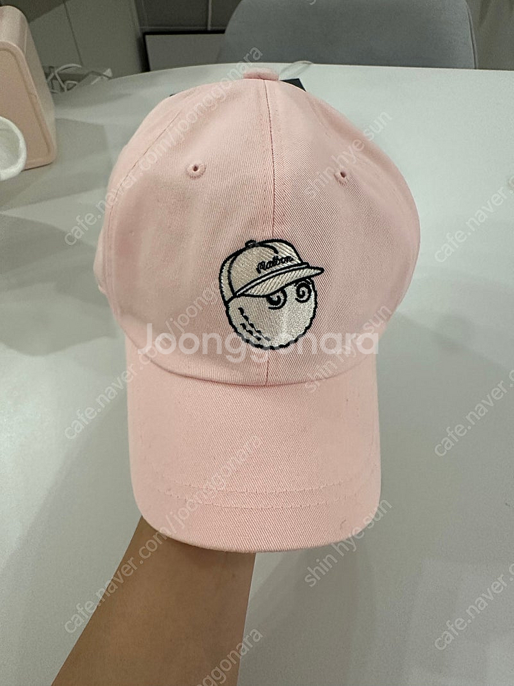 말본 핑크 볼캡 캡모자--0
