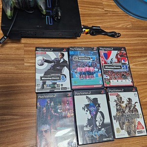 플레이스테이션2 (PS2) 게임기+시디 세트 일괄 팝니다