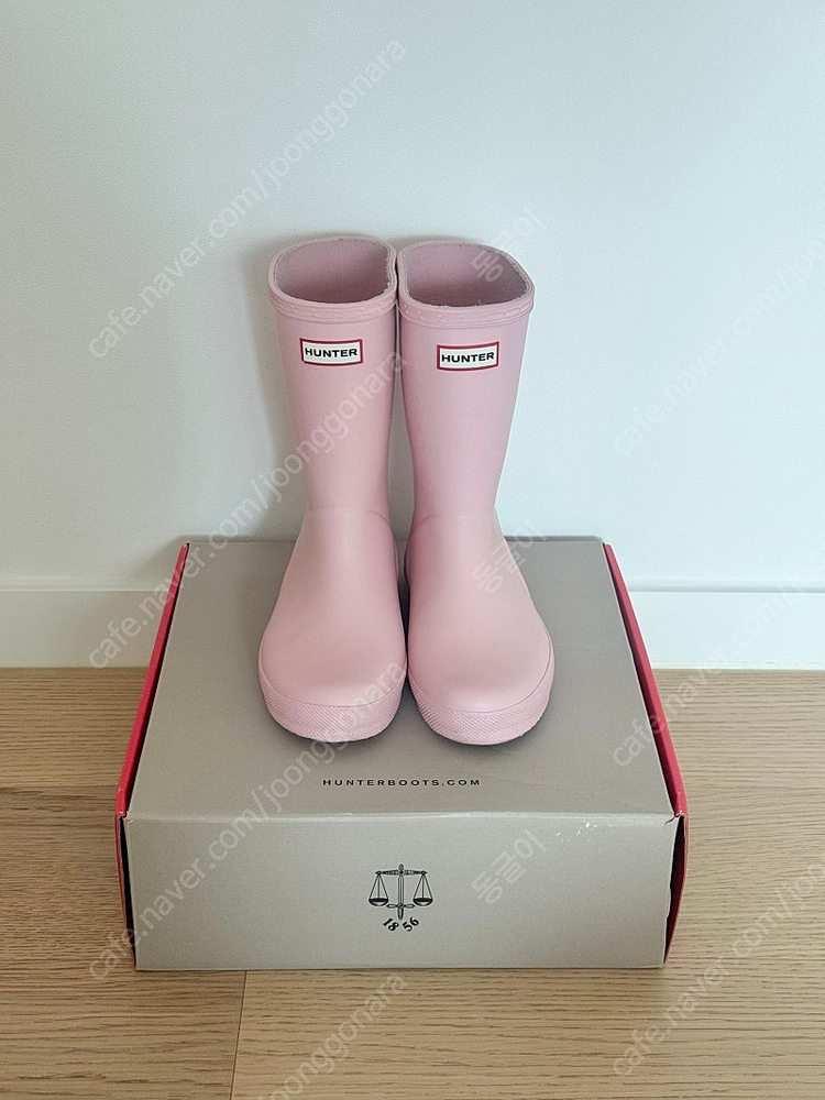 헌터 키즈 레인부츠 라이트핑크 180 uk12--0